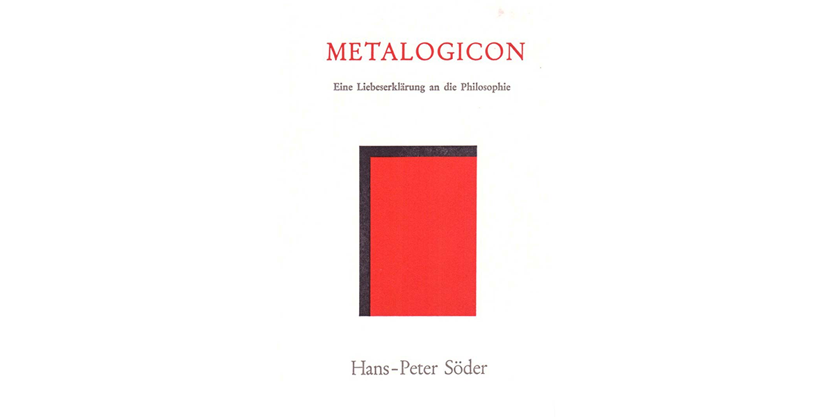 Mehr über den Artikel erfahren Metalogicon: Eine Liebeserklärung an die Philosophie